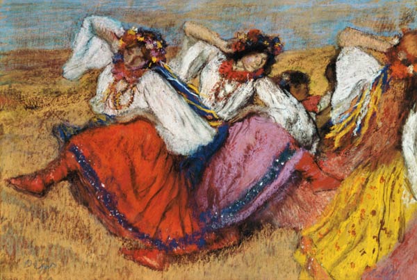 Russian dancers from Edgar Degas