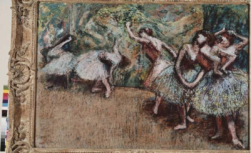 Ballet scene from Edgar Degas