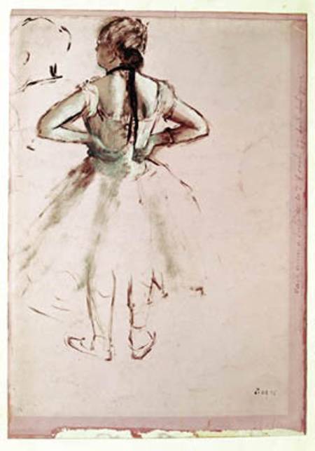 Dancer viewed from the back from Edgar Degas