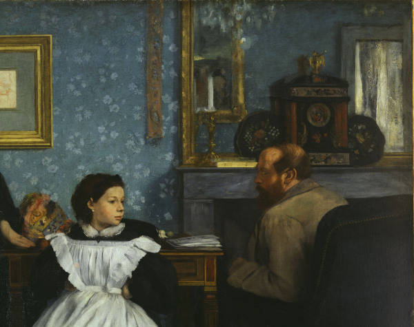 E.Degas / Bellelli family / Detail from Edgar Degas
