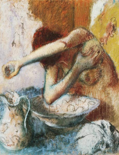 Young woman at the toilet from Edgar Degas