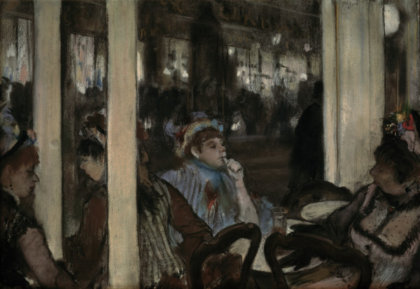 Women on caf?Š terrace from Edgar Degas