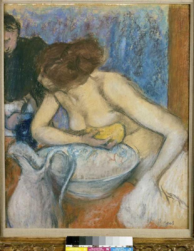 La toilet from Edgar Degas
