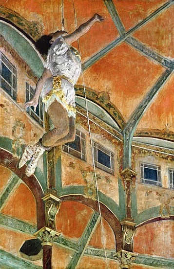 Miss La la at the Cirque Fernando from Edgar Degas