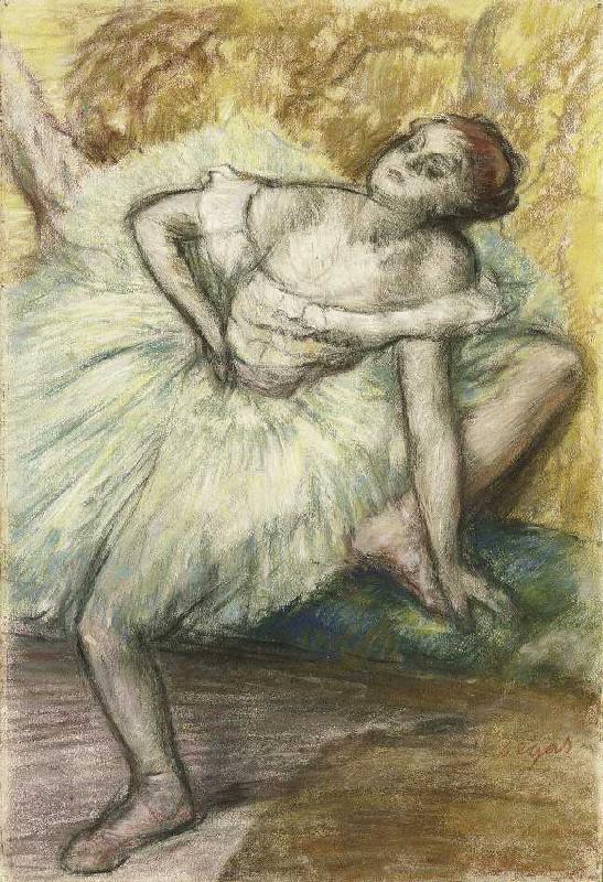 Study of a dancer from Edgar Degas