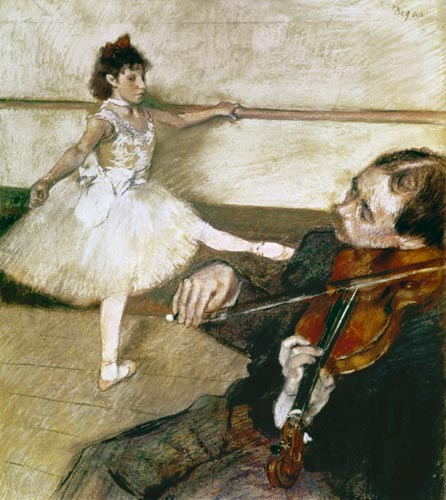 The Dance Lesson from Edgar Degas
