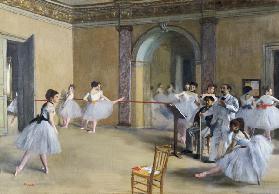 Ballet hall of the Opera, rue Peletier