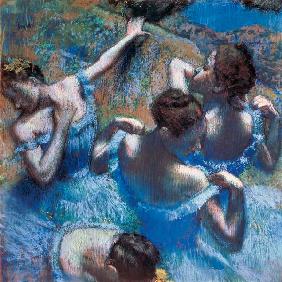 Dancers in blue