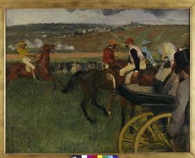 E.Degas / Racecourse / c.1877-80