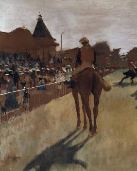 E.Degas / Racehorses at the grandstand
