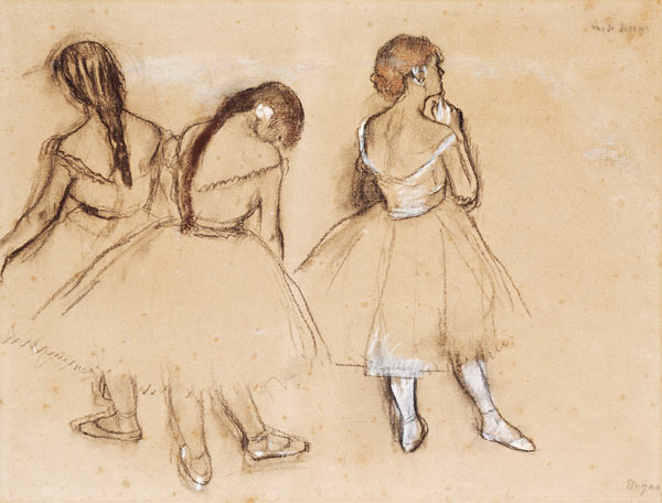 Three Dancers from Edgar Degas