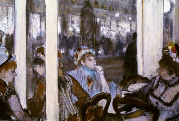 Women on a Cafe Terrace from Edgar Degas