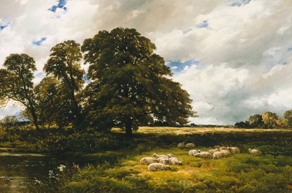 Landscape with Sheep from Edmund Morison Wimperis