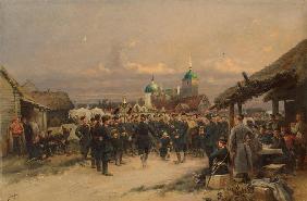 Singers of the Life-Guards 4th The Imperial Family's Rifle Battalion at Tsarskoye Selo
