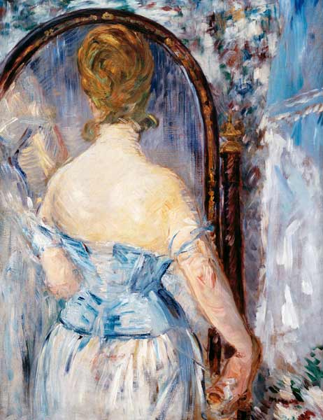 Frau vor dem Spiegel from Edouard Manet