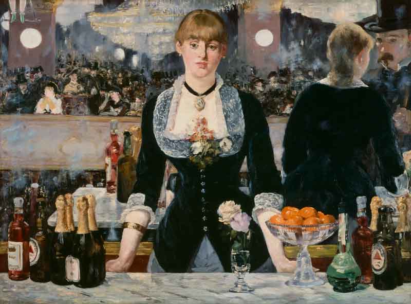 Bar at the Folies-Bergeres from Edouard Manet