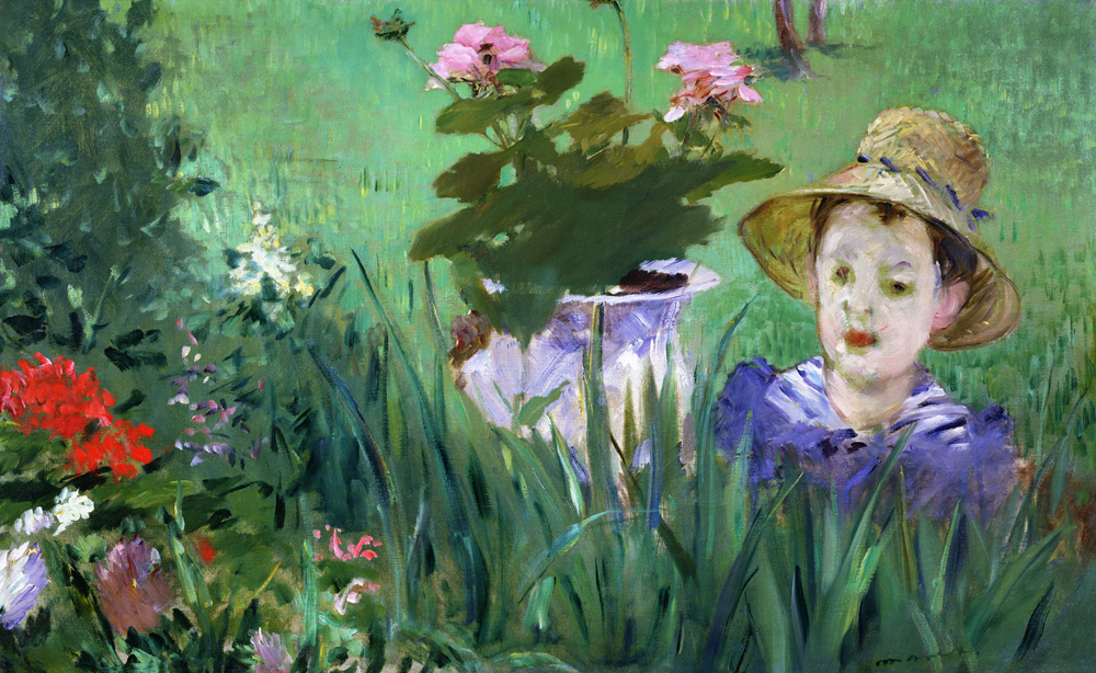 Boy in Flowers (Jacques Hoschedé) from Edouard Manet
