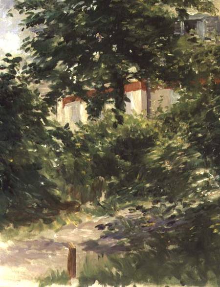 A Corner of the Garden in Rueil from Edouard Manet
