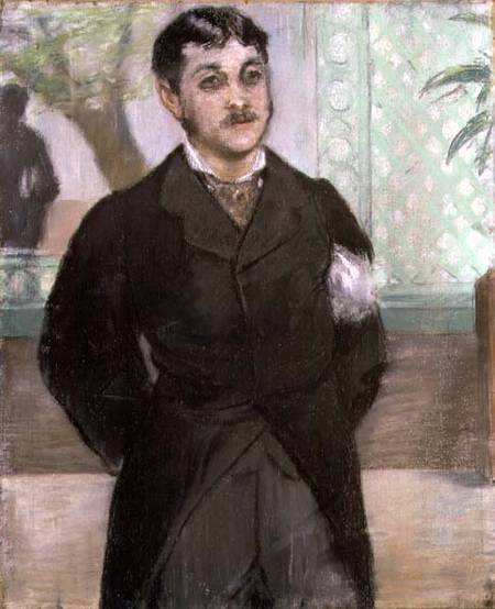 Portrait of M. Gauthier-Lathuille, son of the owner of 'Le Pere Lathuille' restaurant from Edouard Manet