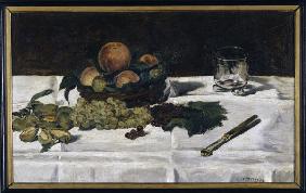Manet/Still-life: fruit on a table/1864