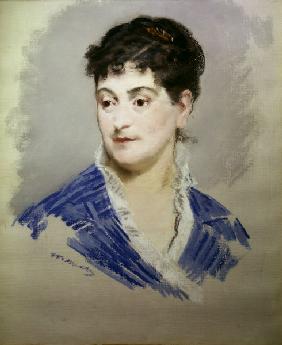 Mme Emile Zola / Pastel by E.Manet