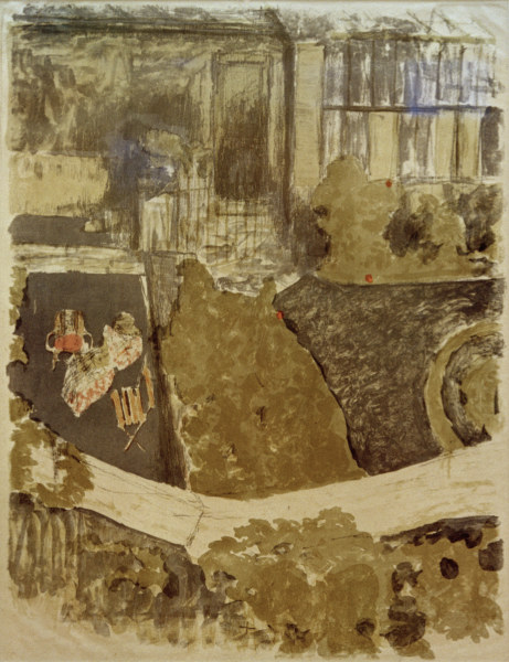 Le Jardin devant latelier (Der from Edouard Vuillard