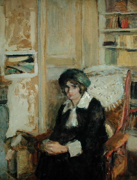 Lucie Belin at the Artist''s Home, 1912 (oil on board)  from Edouard Vuillard