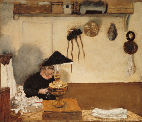 Madam Vuillard when sewing from Edouard Vuillard