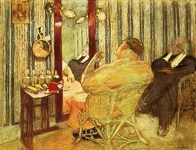 Sacha Guitry in his wardrobe from Edouard Vuillard