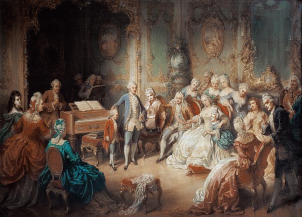 Mozart a.Maria Theresa , Ender from Eduard Ender