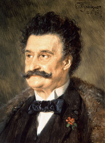 Johann Strauss the Younger from Eduard Grützner
