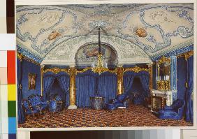 Interiors of the Winter Palace. The Fourth Reserved Apartment. A Bedroom