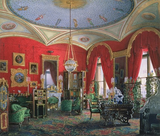 Interior of the Winter Palace from Eduard Hau