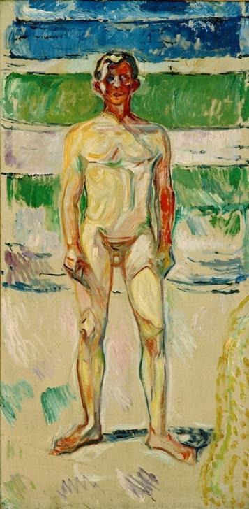 Badender Knabe from Edvard Munch
