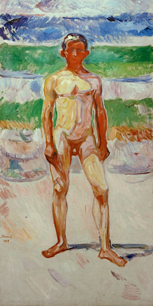 Badender Junge from Edvard Munch