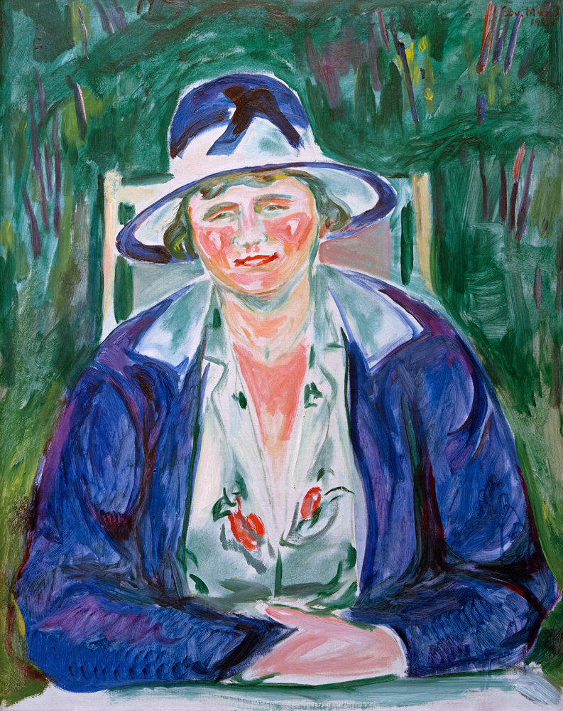 Portrait der Frau Hoffmann from Edvard Munch