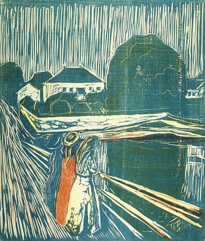 Mädchen auf der Brücke from Edvard Munch
