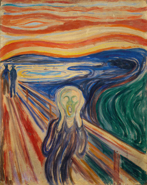 Der Schrei from Edvard Munch