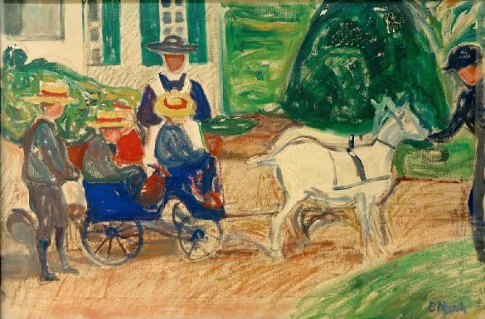 The Goat and Cart from Edvard Munch