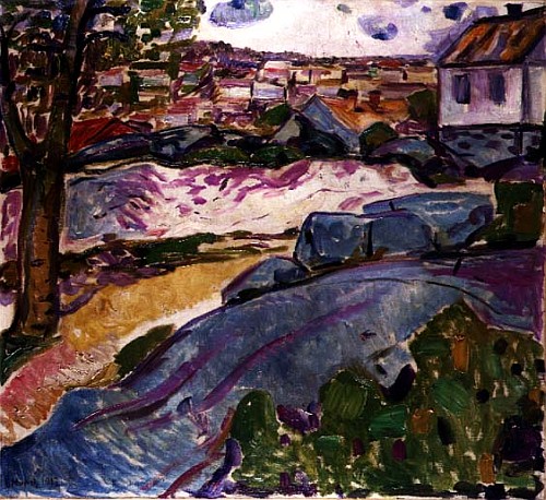 Landscape at Kragero from Edvard Munch