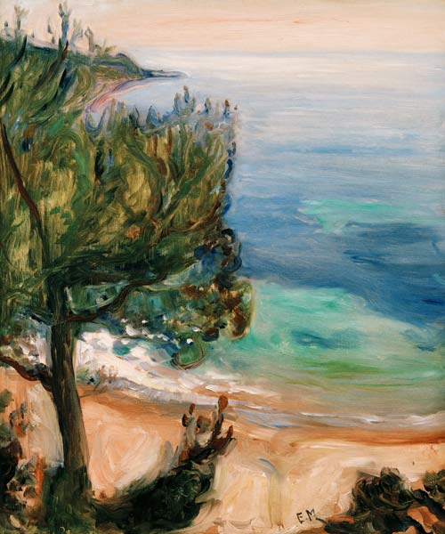 Landscape near Nice from Edvard Munch