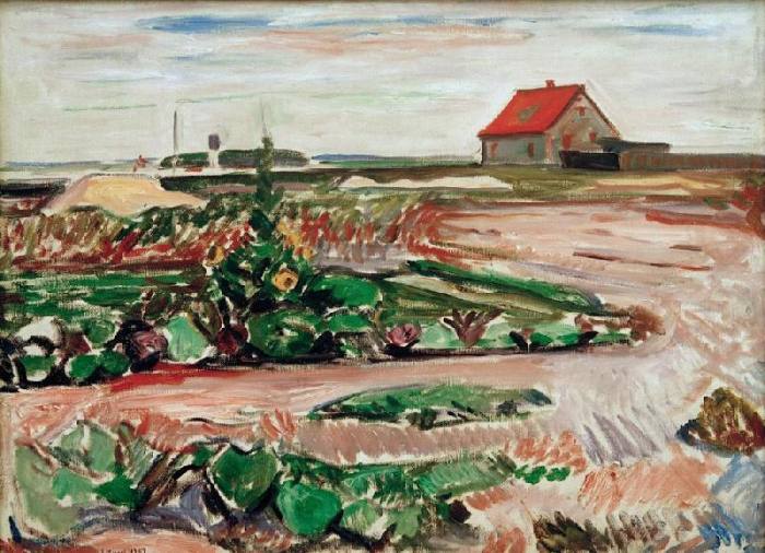 Landscape near Travemünde from Edvard Munch