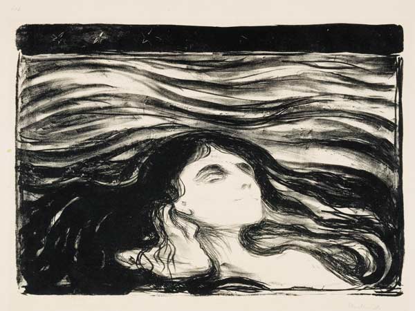 Meer der Liebe / On the Waves of Love from Edvard Munch