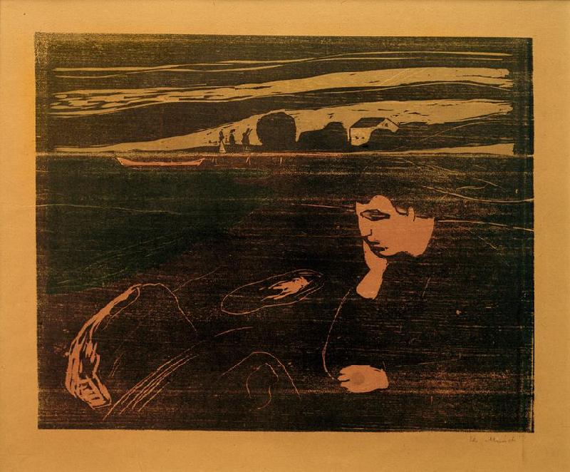 Melancholy III from Edvard Munch