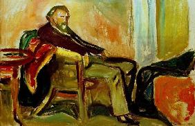 Munch, Self portrait influenza