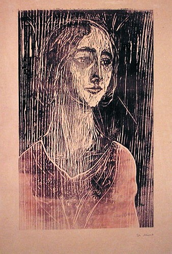 The Gothic Girl  from Edvard Munch