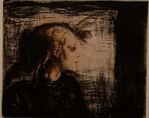 The Sick Girl  from Edvard Munch