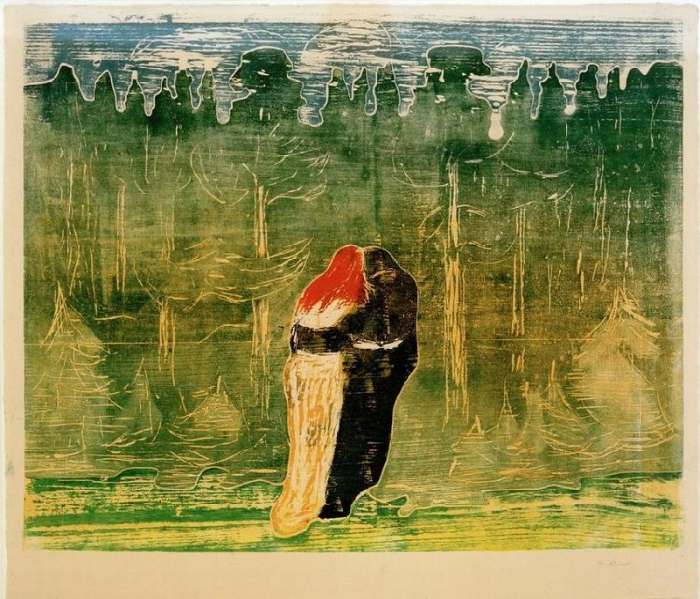 To the forest from Edvard Munch