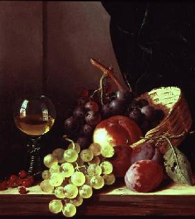 Grapes and plums