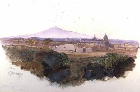 Catania: 1847 from Edward Lear